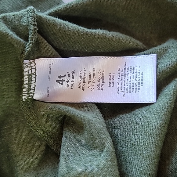 Carter's long sleeve graphic tee with hood - Picture 6 of 6